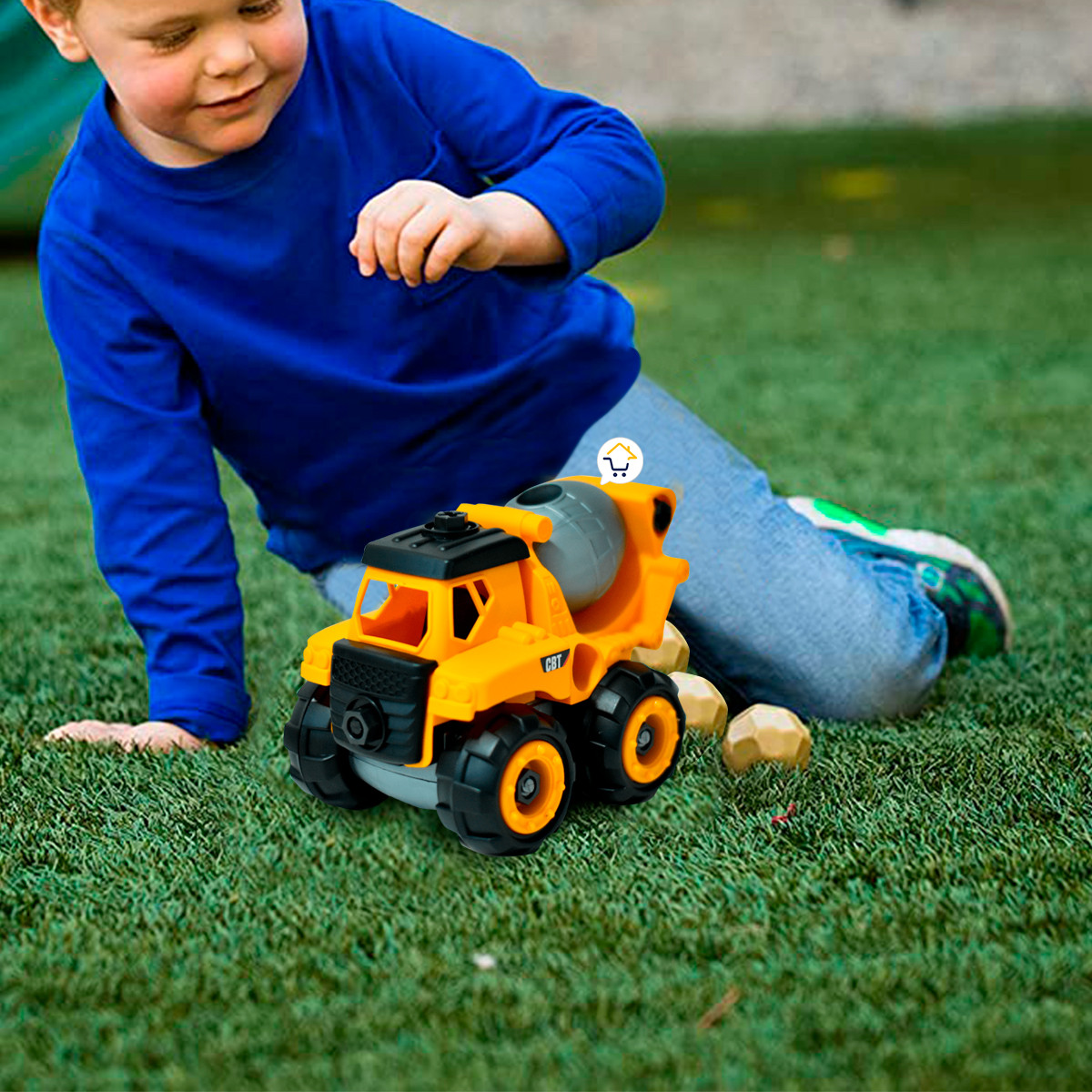 Miniatura 4 de Volqueta Mezcladora Juguete PF116